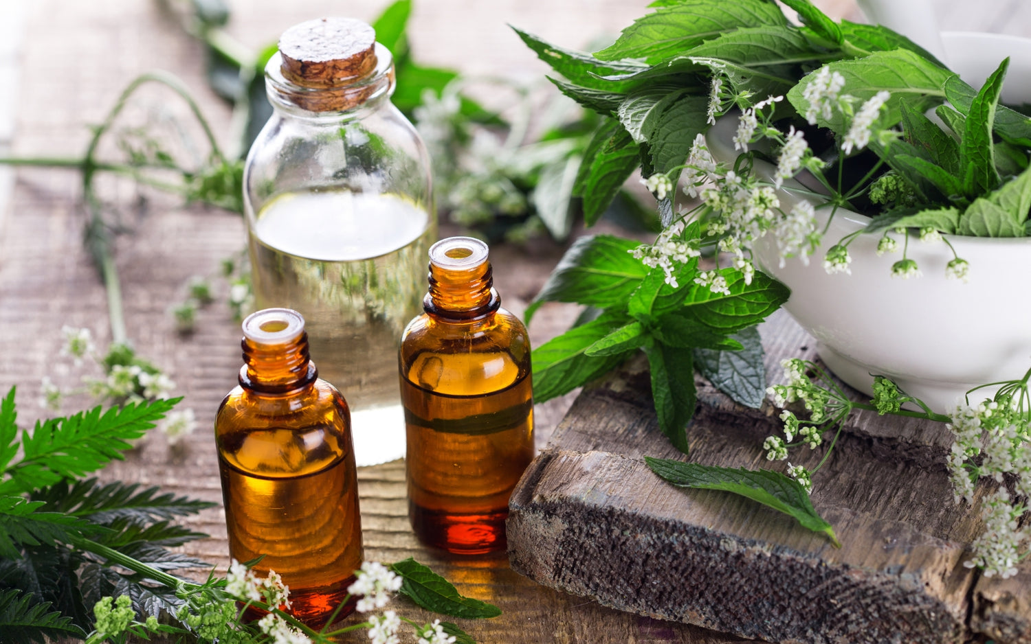 blended essential oils for aromatherapy