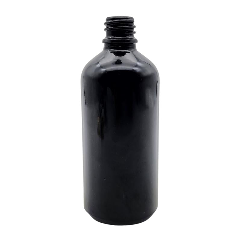 100ml Black Glass Aromatherapy Bottle