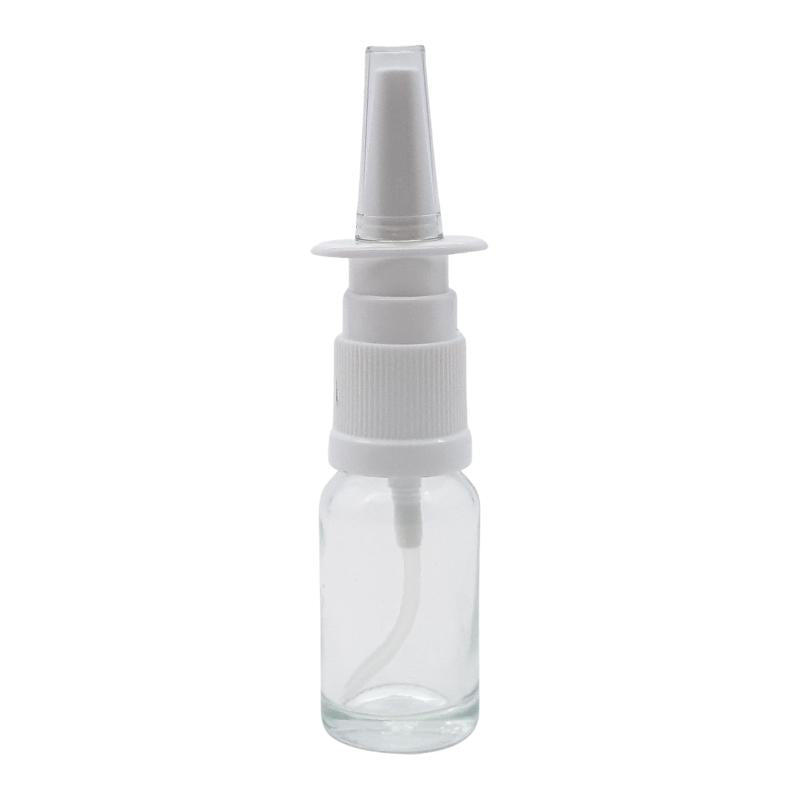 10ml Clear Glass Aromatherapy Bottle with Nasal Sprayer (18/415)