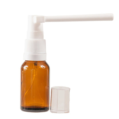 15ml Amber Glass Aromatherapy Bottle with Throat Sprayer (18/65)