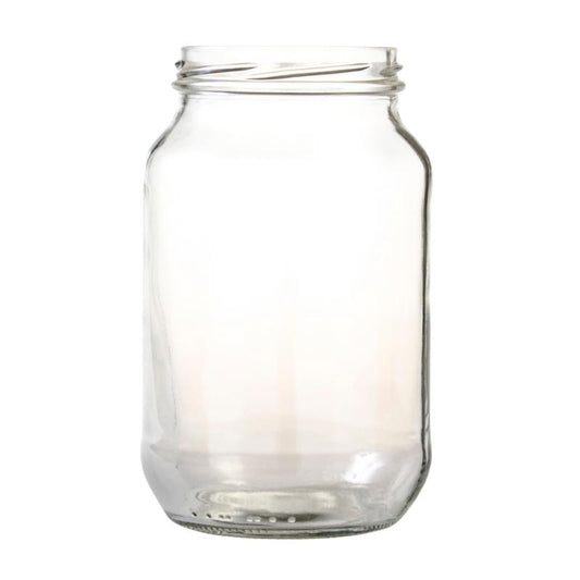 1 Litre Clear Glass Catering Jar