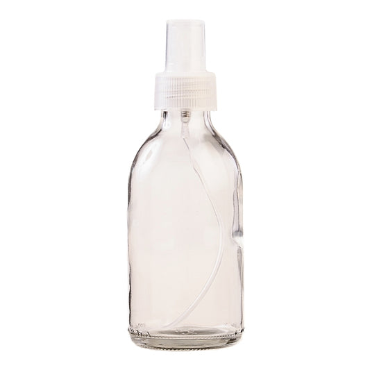 200ml Clear Glass Generic Bottle with Atomiser Spray - Natural (28/410)