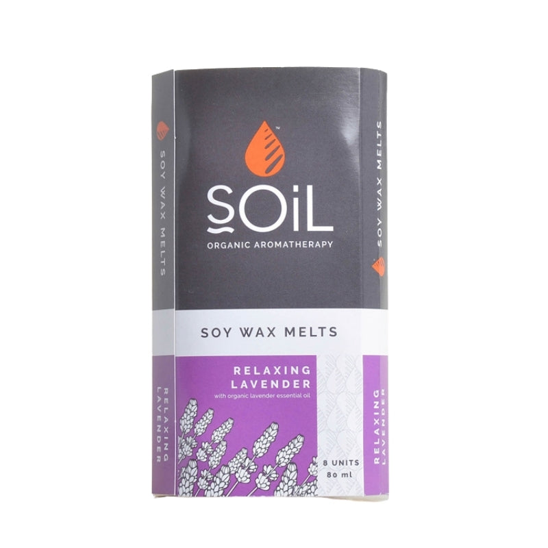 Soil Relaxing Lavender Soy Wax Melts - Essentially Natural