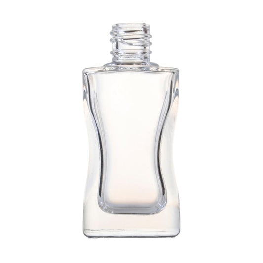 30ml Clear Glass Rectangle Curved Perfume Bottle