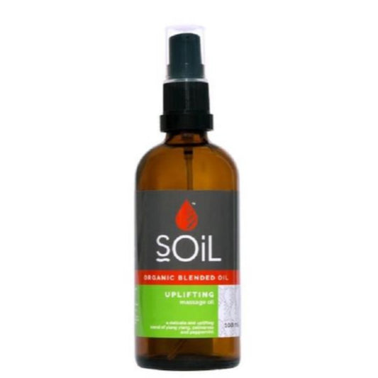 Soil Organic Uplifting Massage Oil Blend - Essentially Natural