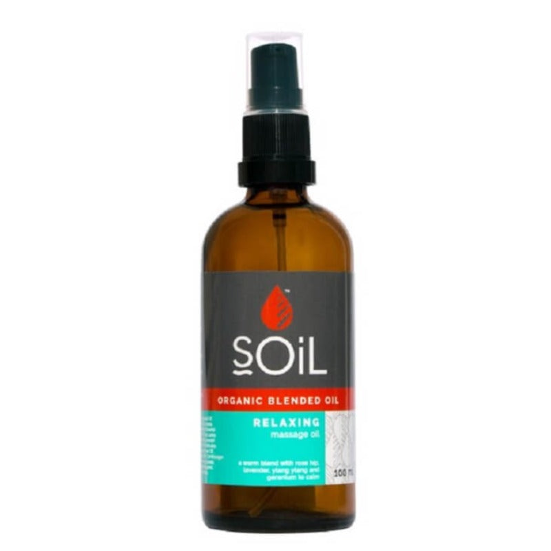 Soil Relaxing Massage Oil Blend - Essentially Natural