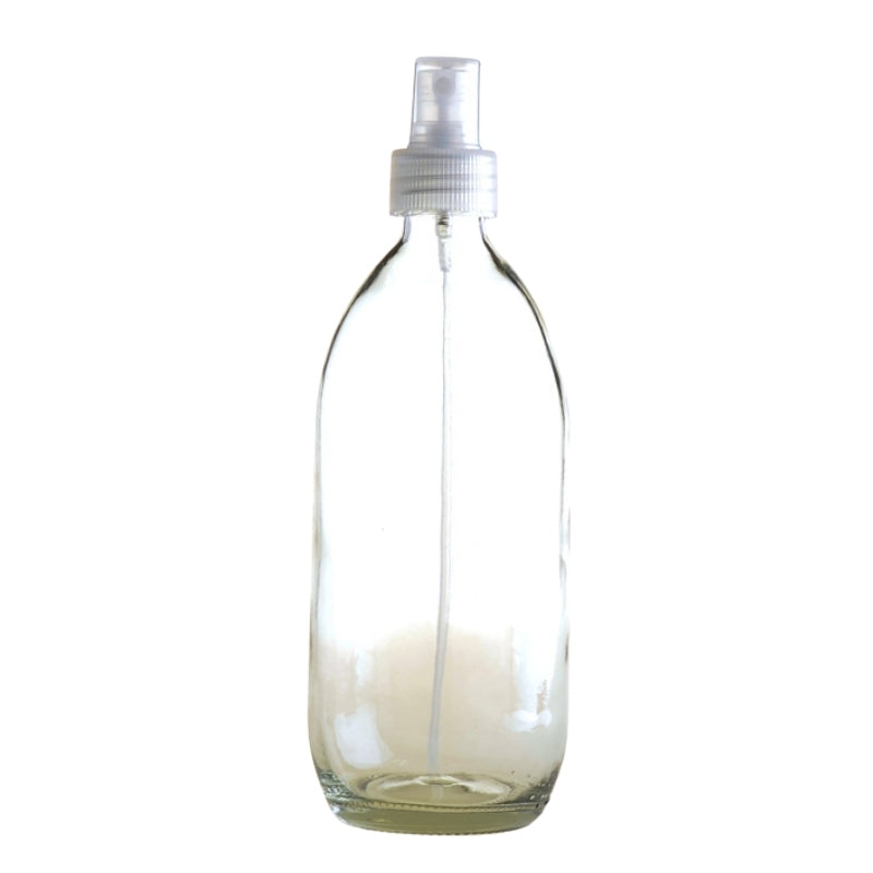 500ml Clear Glass Generic Bottle with Atomiser Spray - Natural (28/410)
