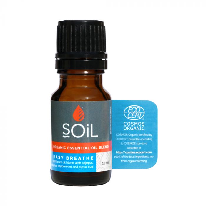 Soil Organic Easy Breathe Essential Oil Blend - Essentially Natural