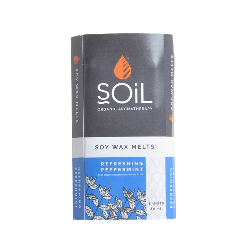 Soil Refreshing Peppermint Soy Wax Melts - Essentially Natural