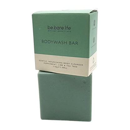 Be Bare Life Bodywash Bar - Peppermint, Lime & Tea Tree