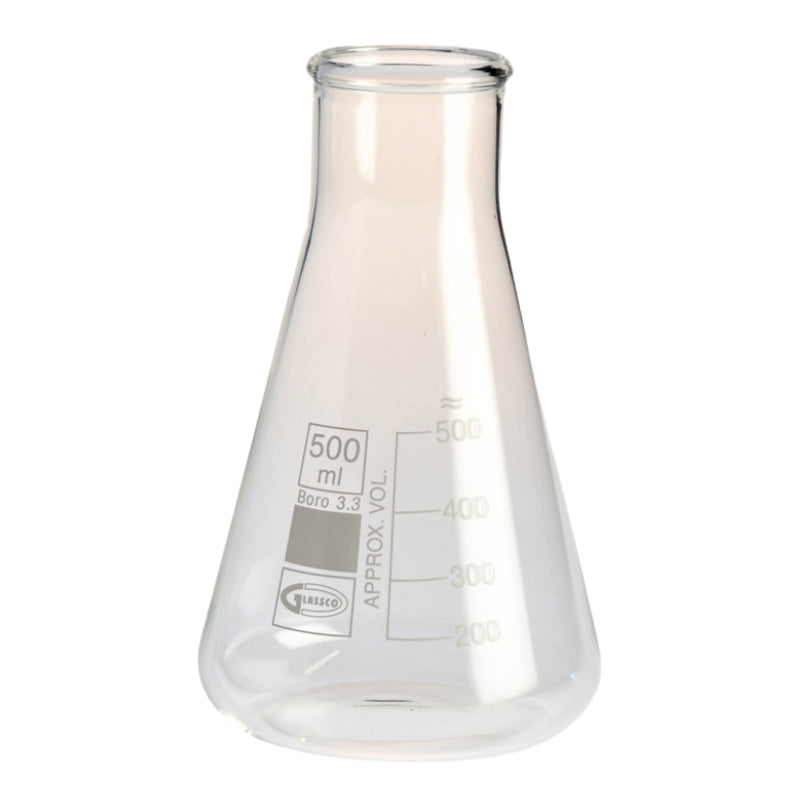 Glass Erlenmeyer Flask (Wide Neck) - Essentially Natural