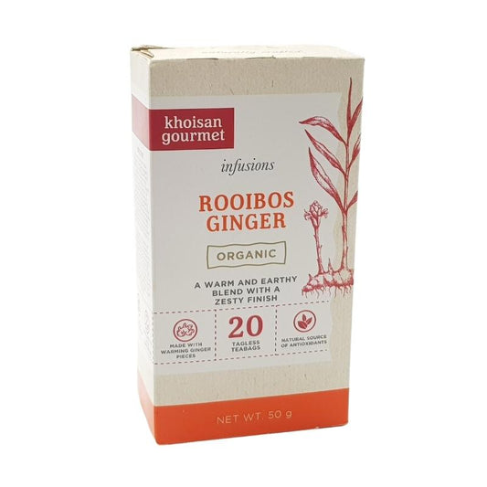 Khoisan Gourmet Organic Rooibos Ginger Tea