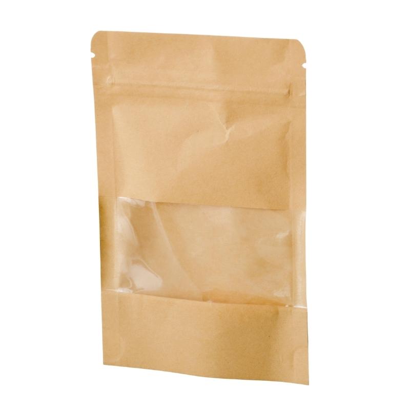 Resealable kraft bags sale