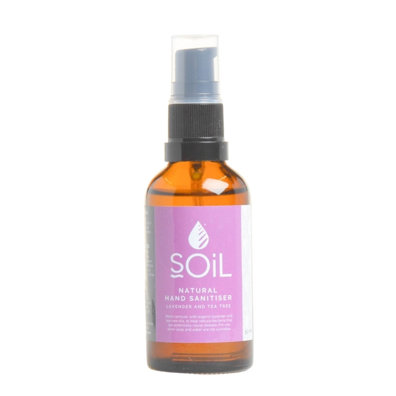 Soil Organic Lavender and Tea Tree Sanitiser - Essentially Natural