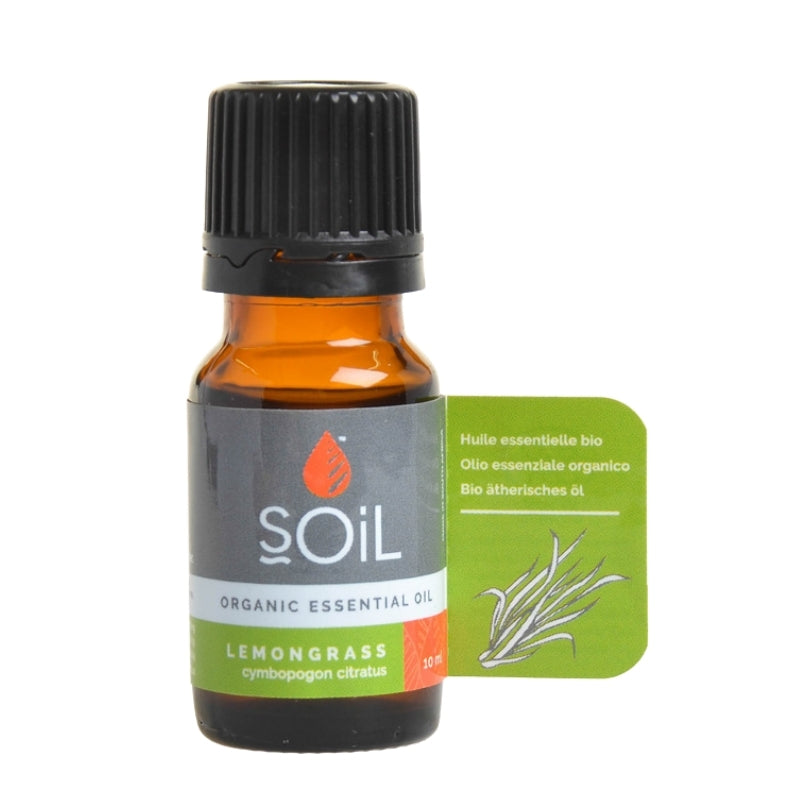 Soil Organic Lemongrass Essential Oil - Essentially Natural
