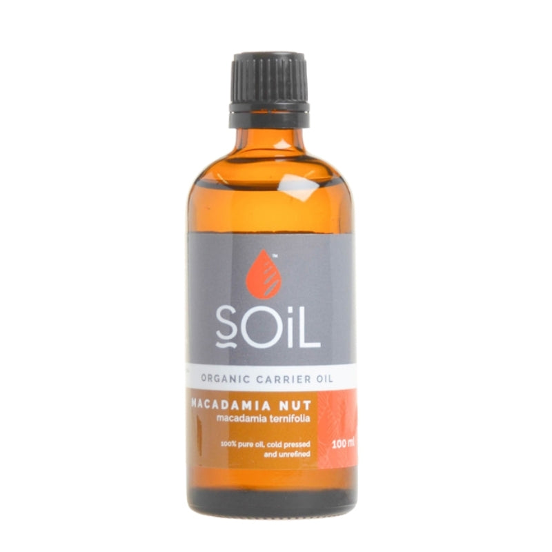 Soil Organic Macadamia Nut Oil - Essentially Natural