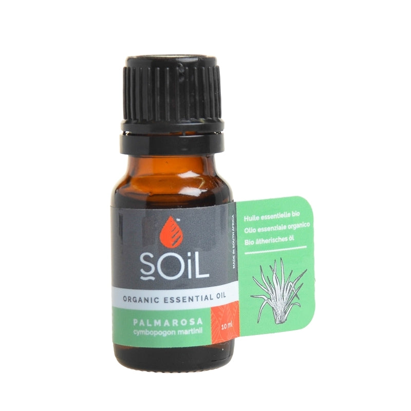 Soil Organic Palmarosa Essential Oil - Essentially Natural