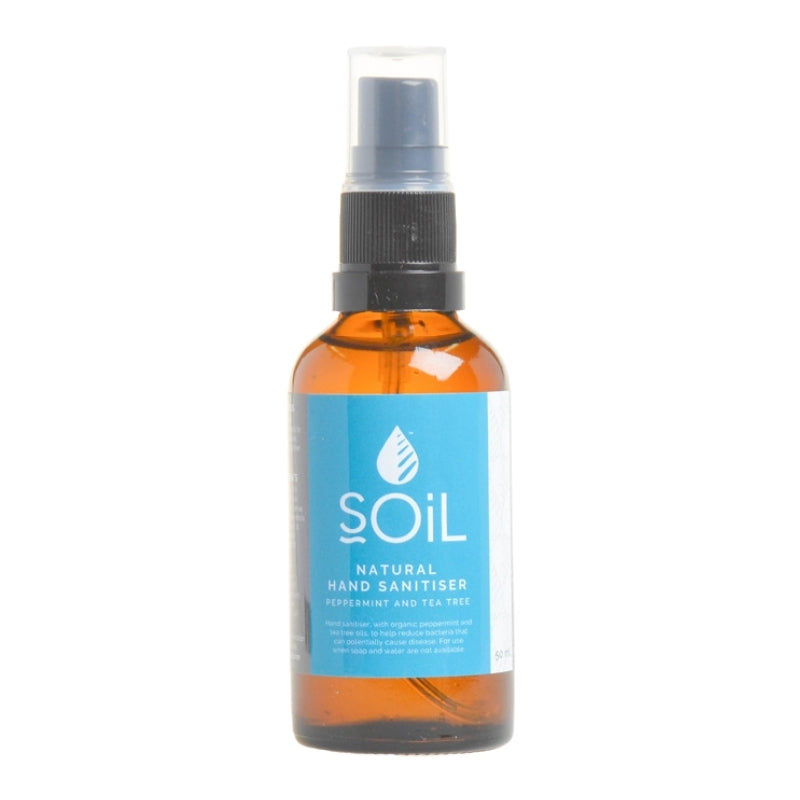 Soil Organic Peppermint and Tea Tree Sanitiser - Essentially Natural