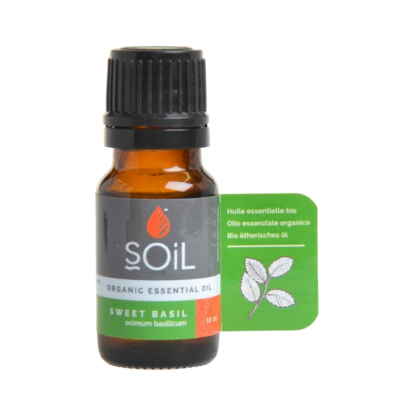 Soil Organic Basil Essential Oil - Essentially Natural