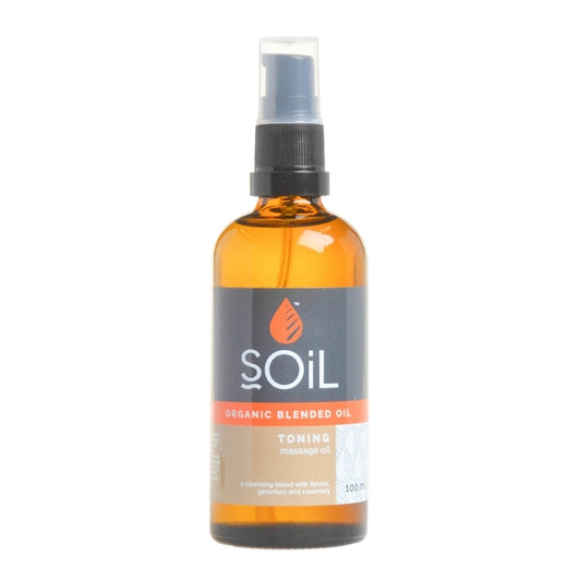 Soil Organic Toning Massage Oil Blend - Essentially Natural