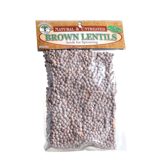Umuthi Lentils For Sprouting (Brown) - Essentially Natural