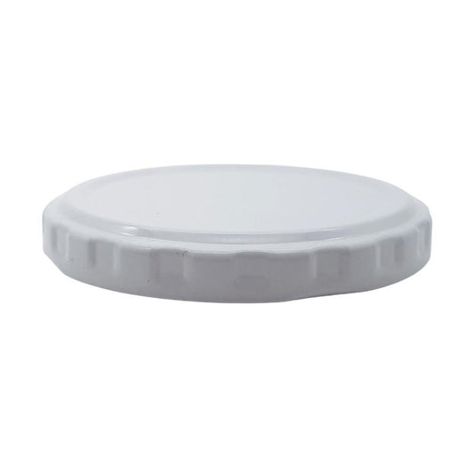 White Metal Lid (63/400)