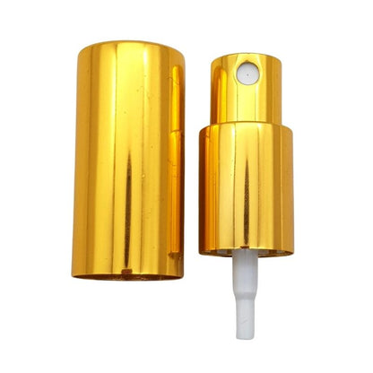 Gold Perfume Atomiser with Gold Overcap (18/410)