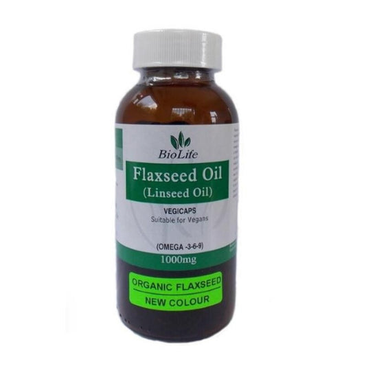 Biolife Organix Flax Oil 90 Capsules (1000mg) - Essentially Natural