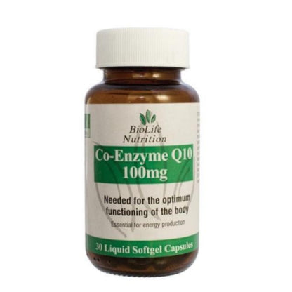 Biolife Co-Enzyme Q10 - 30 Capsules (100mg) - Essentially Natural