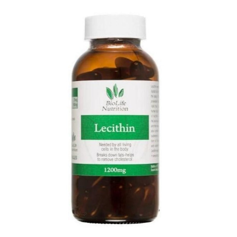 BioLife Lecithin Capsules (1200mg) 90 Capsules - Essentially Natural