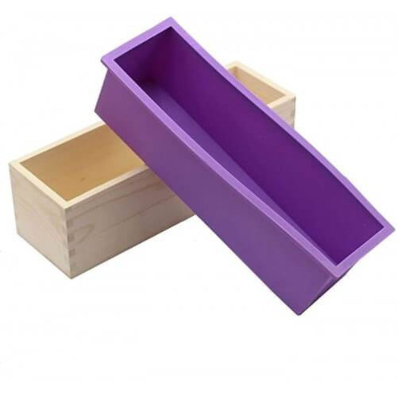 Silicone Loaf Soap Mold With Box